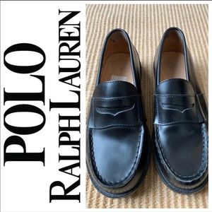 Polo Ralph Lauren leather loafer dress shoes